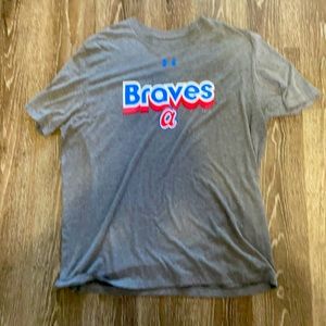 Throwback logo Braves T-Shirt